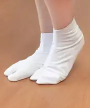 JAPANESE TABI SOCKS KOHAZE(4) WHITE 24cm