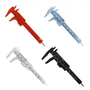 Plastic Caliper Inch/Metric 3Inch 80mm Mini Caliper Double Scale Ruler Measuring
