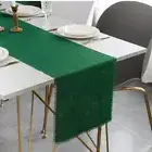 Handmade Linen Table Runner (14x77, Green)
