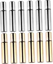 ELAYARD 12-pack 10ml Essential Oil Rollerball Bottles Leakproof Refillable Oil Dispenser Set for Travel Diy Perfume Bottle