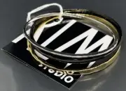 Robert Lee Morris RLM Studio Bangle Bracelet Set Brass Sterling Silver 925 8”
