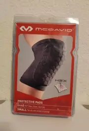 Mcdavid 6440 HEX Protective Pads Knee Elbow Shin Size Small Black Sports