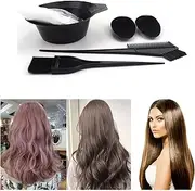 HAIR COLOR MIXING DYE KIT BRUSHES COMB BOWL EAR COVERS GLOVES CAPE FOR HOME SALON HAIR COLORING HIGHLIGHTING