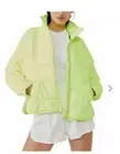 Free People Movement Pippa Packable Puffer Neon Yellow Primaloft Size Large NWT