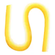 120 Pcs 540 x 10mm Rainbow Quilling Strips Paper, Gradient Light Yellow