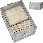 Storage Bins - collapsiblee Storage Box | Baskets Stackable Containers | Heavy Duty Space-Saving Baskets | Stackable Containers Carrier Multifunctional For Grocery Industry Car Camping Outdoors