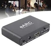 Bewinner HDMI EARC ARC Audio Extractor Adapter with Optical and 3.5mm Output, HiFi Sound Converter for HDTV, Soundbar, Speaker, Amplifier, 24bit 192KHz Support