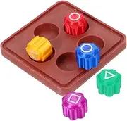 KOMBIUDA Game Set Folk Traditional Stones Catching Game Dice Family Travel Play Game Set for Family Gathering