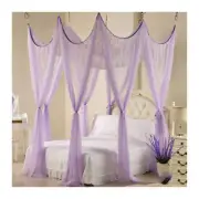 Purple Mosquito Net SexyQueenBed Grace Purple Elastic Canopy Home Prevent Insect