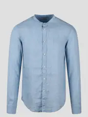 [Brian Dales] Brian Dales-Shirts Blu-Uomo 37 COLLAR