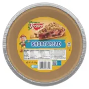 9-Inch Shortbread Pie Crusts, Premade for Baking & No-Bake, 12 Count