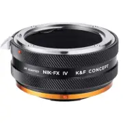 K&F Concept Adapter for Nikon F Lens Mount to Fuji X Camera Body,NIK-FX IV PRO