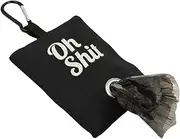 Canvas Dog Poop Bag Dispenser Holder Dog Poop Pickup Bags Container Pet Trash Bag Holder Pet Waste Disposal Bags Dog Waste Bag Dispenser Doggy Poop Bags Holder