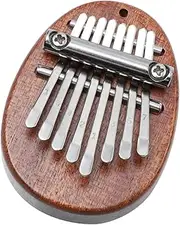 Kisangel Mini Kalimba Finger Piano Portable Note Wooden Instrument for Beginners and Design for Music Learning and Decoration present for Music Enthusiasts