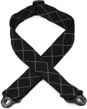 D'Addario 2" Nylon Auto Lock Guitar Strap - Padded Diamonds (3-pack) Bundle