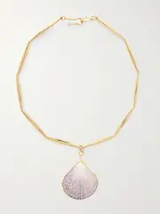[TOHUM] TOHUM - Lumia Theia Gold-plated And Shell Necklace - One size One size Gold
