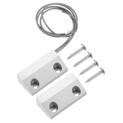 Rolling Door Contact 0-100V/0.5Amp Magnetic Alarm Reed Switch, Grey