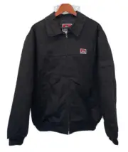 Official Ben Davis Mechanic Quilted Lining Full Zip Jacket Black Men’s Size 3XL