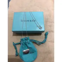 在飛比找蝦皮購物優惠-Tiffany&Co 925 純銀大款相思豆項鍊