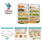 10Pack 35oz Glass Food Storage Containers with Lids, Meal Prep Containers, Ai...