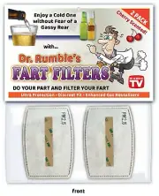 BEER - FART FILTER Joke Gag - Bar Mancave Dad Birthday Gift CHERRY - AIR PM2.5