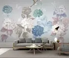 3D Floral Butterfly Wallpaper Wall Mural Removable Self-adhesive 1009