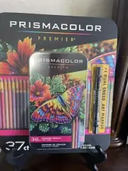 Prismacolor Premier 36 Soft Core Colored Pencils 1 Chisel Marker 2116077 New