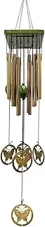 Wind Chimes Antique Copper Wind Chime Metal Multi Tube Charms Home Hangings for Home Décor(D)