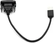 Fit for Toyota Vigo Line Extension Lead USB Interface Adapter Cable Dashboard Flush Mount Stable Charge Data Transfer Car Wire