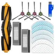 Accessory Set Replacement Parts for Deebot T8/T8 /N8 Pro/T9/T9MAX/T9 Power Vacuum Cleaner Parts As Shown