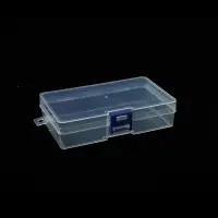 在飛比找蝦皮購物優惠-PP透明塑膠鎖盒 有蓋桌面整理盒 小配件首飾盒便攜零件收納盒