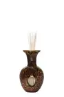 Bel Arome ARTISAN GLASS Reed Diffuser Set - DARK FOREST New & Gift Boxed