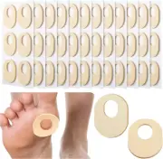 Nuanchu 72 Count Soft Foam Callus Cushions Oval Corn Cushion Self Stick Adhesive