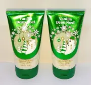 2 Bath & Body Works Whipped Sugar Body Scrub - 6.2 Oz - Vanilla Bean Noel