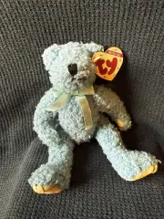 Ty Beanie Babies Attic Treasures Bluebeary Teddy Bear Stuffed Plush With Tag