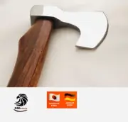 CUSTOM HANDMADE Art STEEL WOOD Throwing Axe HATCHET TOMAHAWK Knife