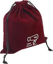 Elegant Drawstring Pockets Hair Dryer Bag for Travel Drawstring Pouch for Storage Hair Dryer Organizer Bag