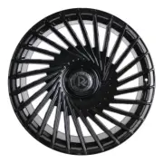 4 RF1 20 inch STAGGERED Gloss Black Rims fits JAGUAR S-TYPE R 2003-08