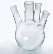 Borosil Flask Of round Bottom And Four Neck with 1000ML Capacity