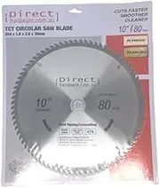 Generic 254mm (10") 80T Drop/Mitre Saw Blade - Wood & Metal - Industrial