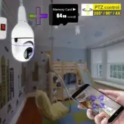 1080p 360°WiFi IP Camera Light Bulb Cloud Security Camera Wireless Baby Monitor