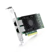 10Gb NIC Dual RJ45 Port PCIe Network Card with Intel X540-AT2 Controller, 10G...