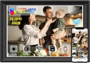 2K 64GB 11inch Digital Picture Frame WiFi6&5G Digital Photo Frame 1920x1280 F...