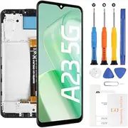Screen Replacement for Samsung Galaxy A23 5G SM-A236E, SM-A236U, SM-A236U1, SM-A236B LCD Display Touch Digitizer Assembly with Frame(Not for A235 / A236V)