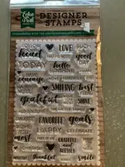 Echo Park Designer Stamp LOVING EXPRESSIONS NEW