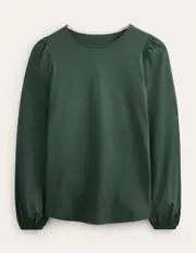 Supersoft Long Sleeve Top Chatsworth Green Women Boden