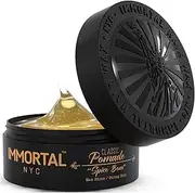 Immortal NYC Hair Styling Cream Pomade Platinum Edition - Mens Water Based, No Residue Hair Balm - All Natural Pomade -Strong Firm Hold - Gel for All Hair Types