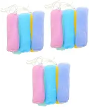 TOVINANNA 15pcs Foaming Soap Mesh Bag Face Soap Pouch Soap Saver Mini Bar Soap Holder Pour Products Sponge Soap Bag Soap Dispenser Sink Bar Soap Loofah Draining Soap Dish Liquid Pe Network