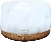 MedeScan Marble Magic Aroma Diffuser – 250mL Ultrasonic Cool Mist Humidifier, Touch Control, 7-Colour LED, Essential Oil & Aromatherapy Diffuser for Home, Office & Relaxation