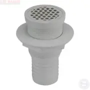 38mm Boat Deck Drain Cockpit Shower Recessed Mount Plastic Nylon Caravan RV